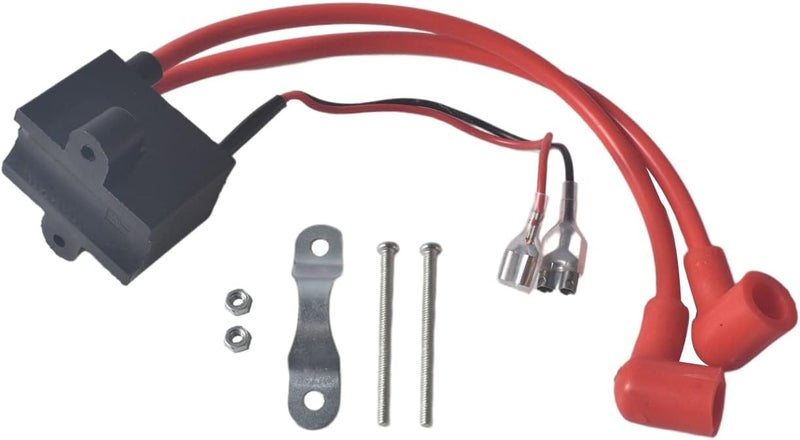 KANECJDL رأس أسطوانة دراجة نارية مزود بمحرك مع ملف إشعال CDI مزدوج الشرارة لـ 66cc 80cc PK80 LD80 LD90 محرك ثنائي الأشواط أجزاء دراجة نارية تعمل بالغاز - Image 3